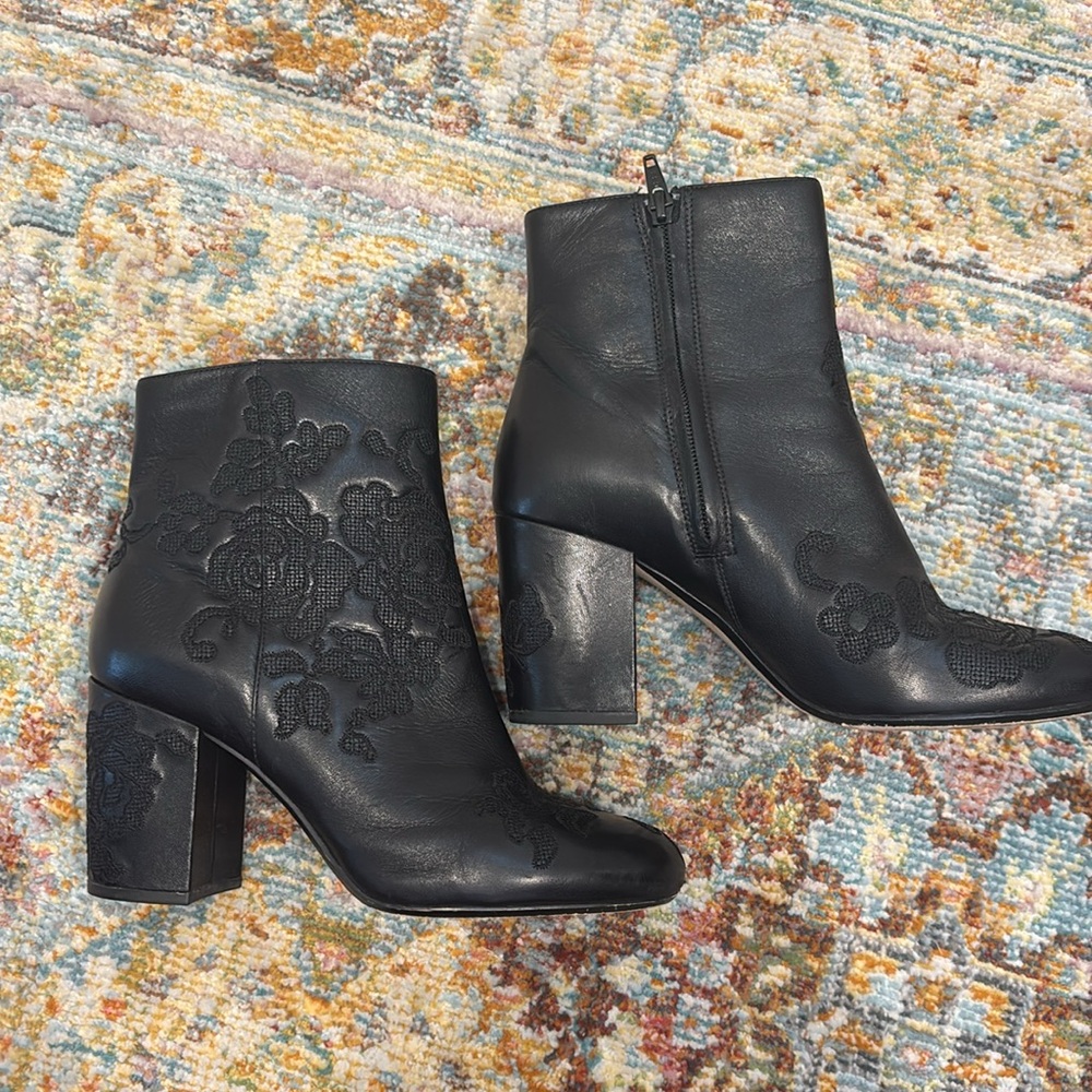 Michael Kors Clair embroidered boots
